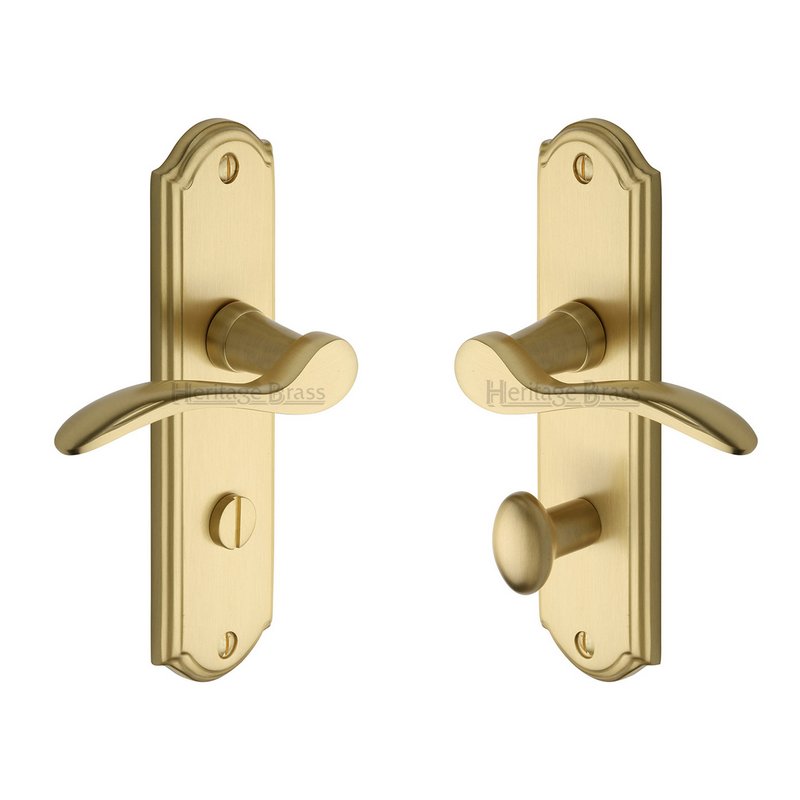 Howard Door Handle on Plate - HOW1330-SB