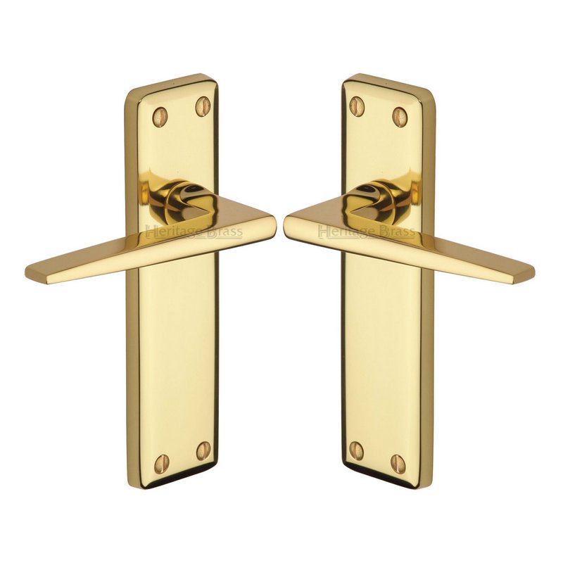 Kendal Door Handle on Plate - KEN6810-PB