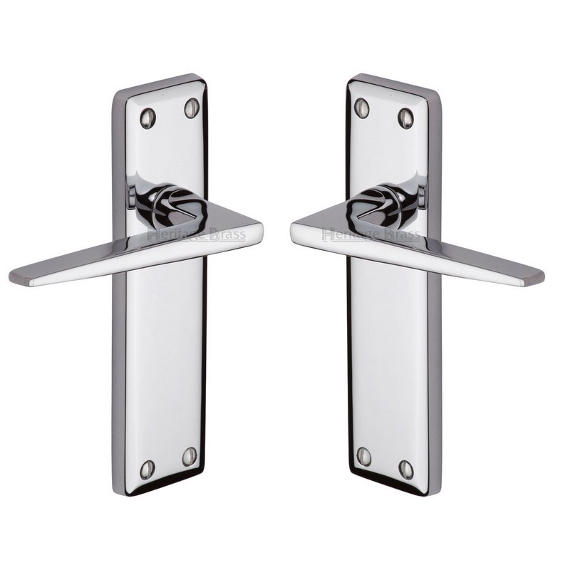 Kendal Door Handle on Plate - KEN6810-PC