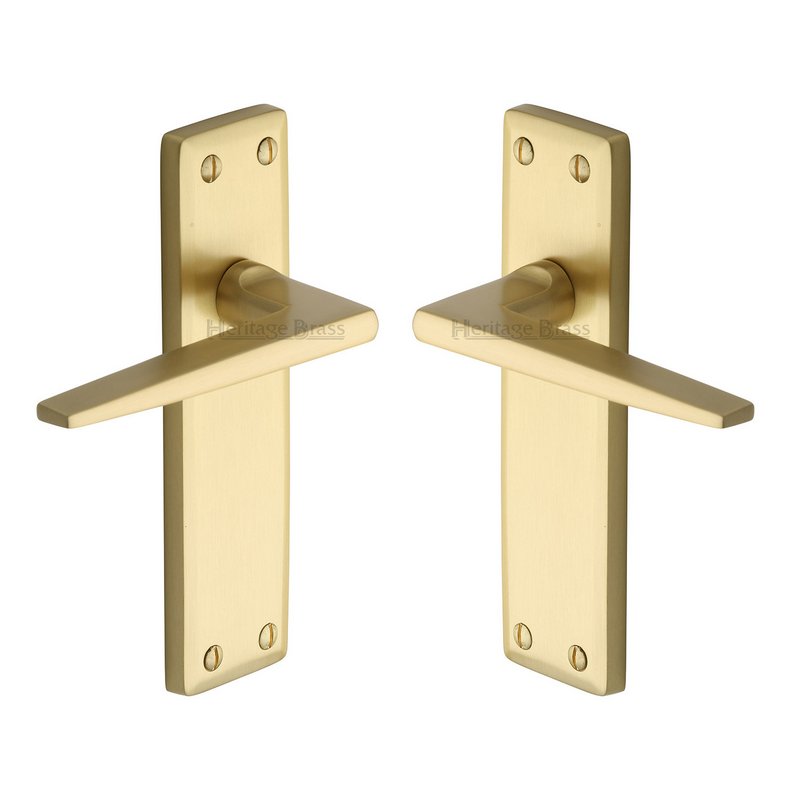 Kendal Door Handle on Plate - KEN6810-SB