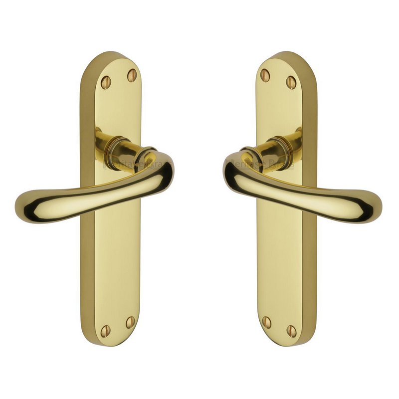 Luna Door Handle on Plate - LUN5310-PB