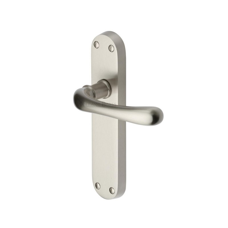 Luna Door Handle on Plate - LUN5310-SN