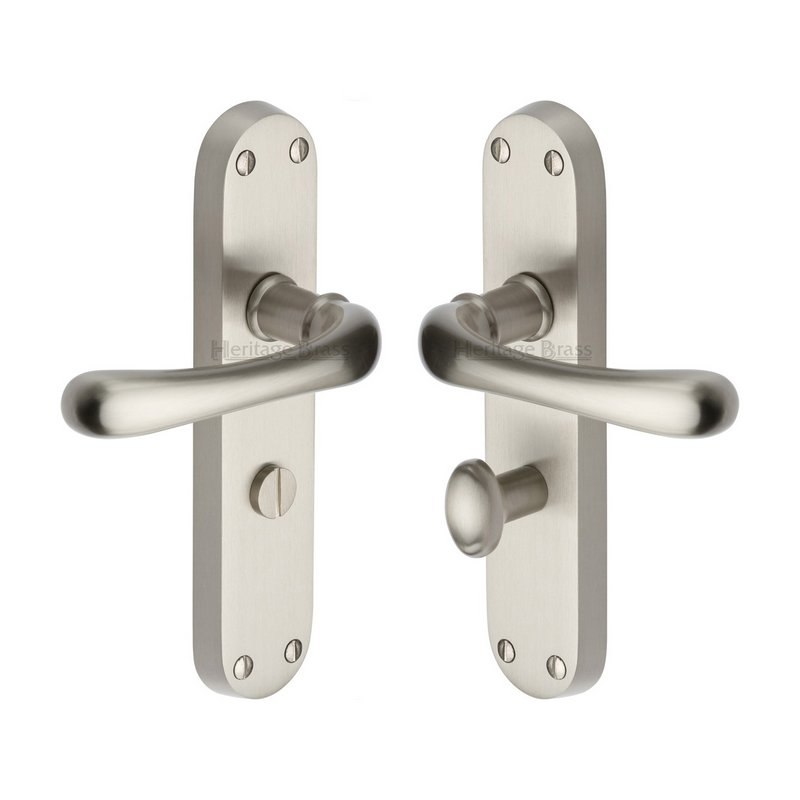 Luna Door Handle on Plate - LUN5330-SN