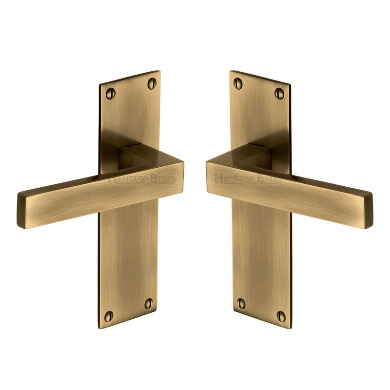 Metro Door Handle on Plate - MET4910-AT