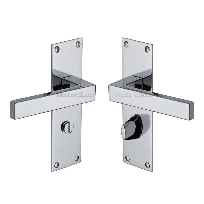 Metro Door Handle on Plate - MET4930-PC