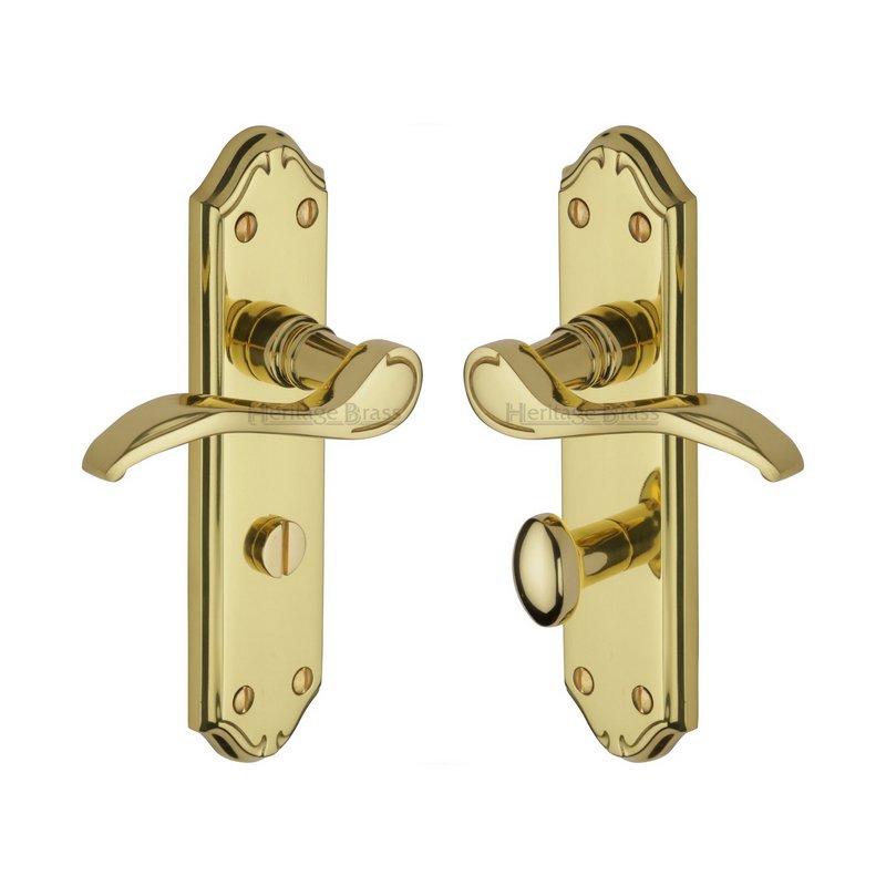 Verona Small Door Handle on Plate - MM628-PB