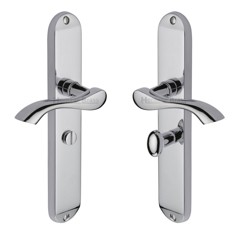 Algarve Long Door Handle on Plate - MM7230-PC