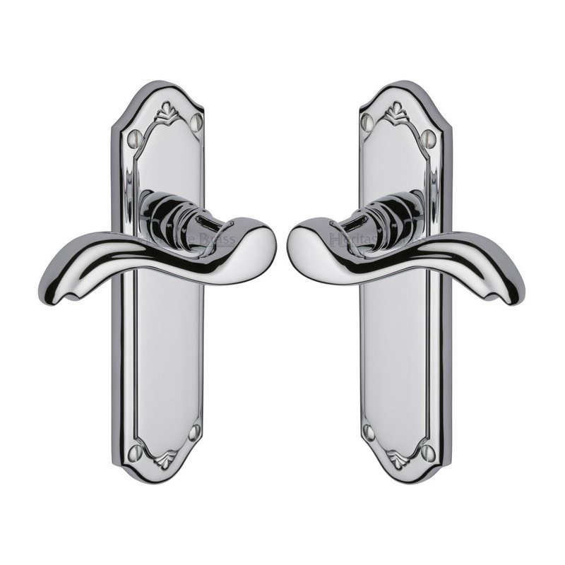 Lisboa Door Handle on Plate - MM992-PC