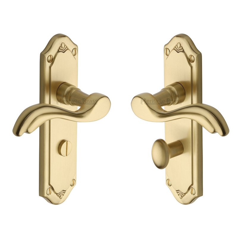 Lisboa Door Handle on Plate - MM993-SB