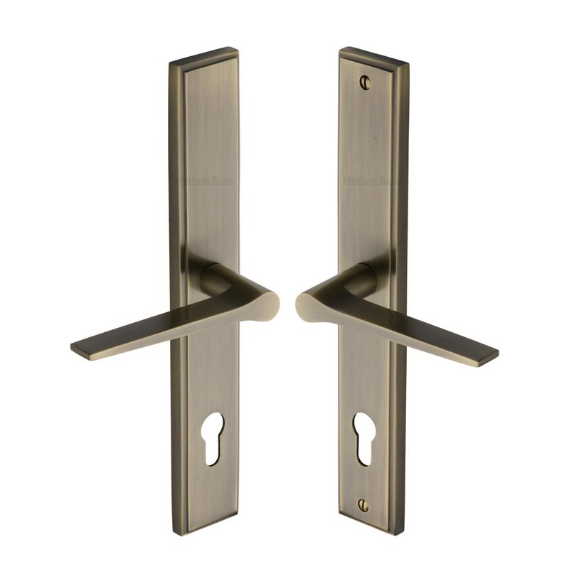 Gio LH Door Handle on Plate - MP4189.LH-AT
