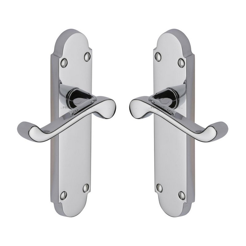 Milton Door Handle on Plate - PR510-PC