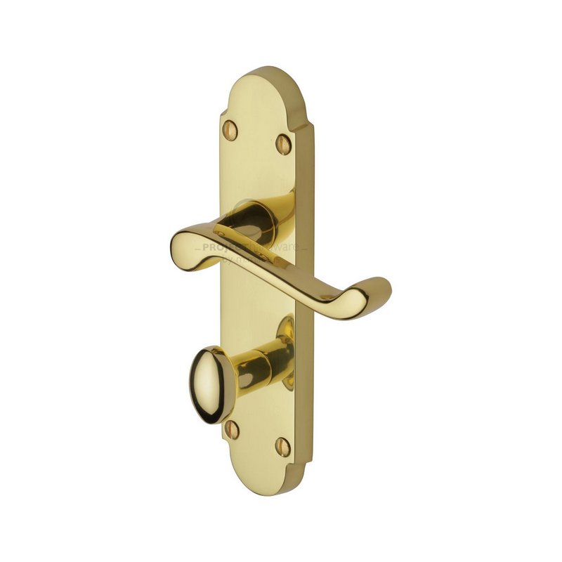 Milton Door Handle on Plate - PR520-PB