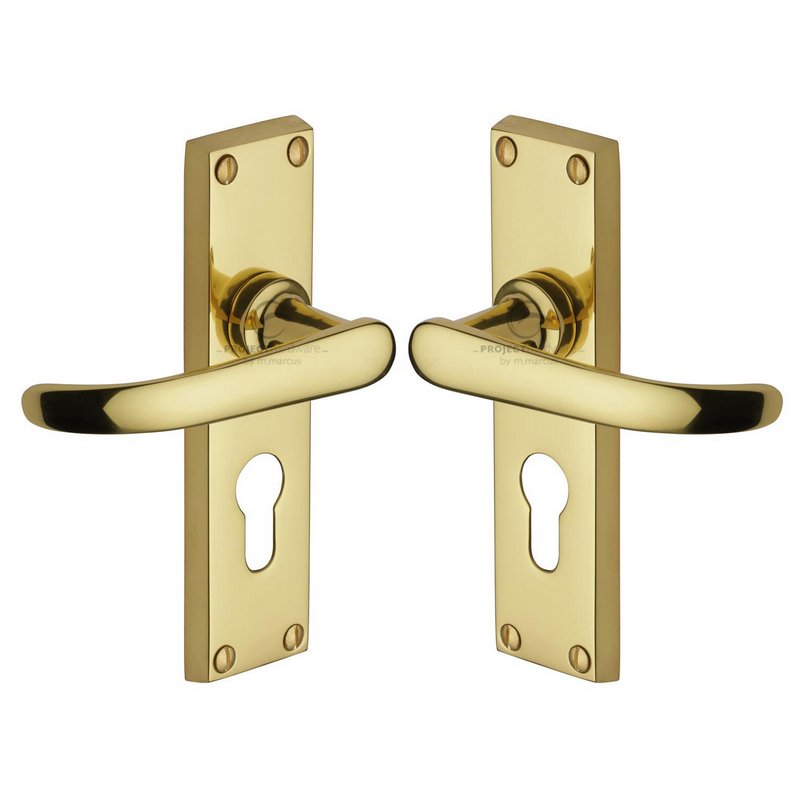 Avon Door Handle on Plate - PR927-PB