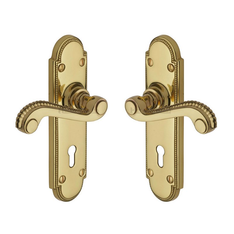 Adam Door Handle on Plate - R750-PB