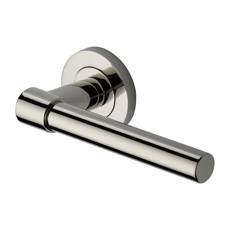 Phoenix Door Handle on Round Rose - RS2017-PNF