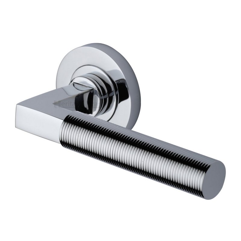Spectral Door Handle on Round Rose - RS2261-PC