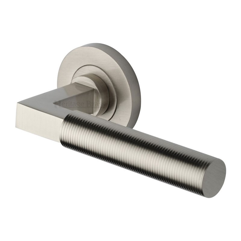 Spectral Door Handle on Round Rose - RS2261-SN