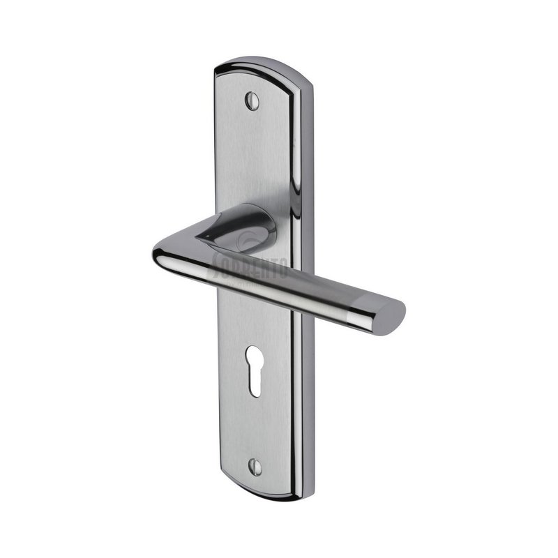 Lena Door Handle on Plate - SC-2350-AP
