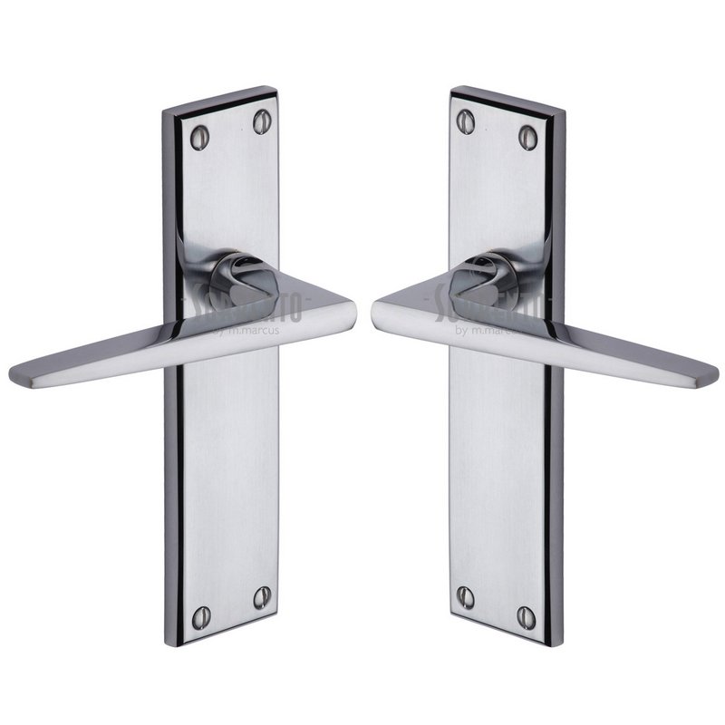 Swift Door Handle on Plate - SC-3410-AP
