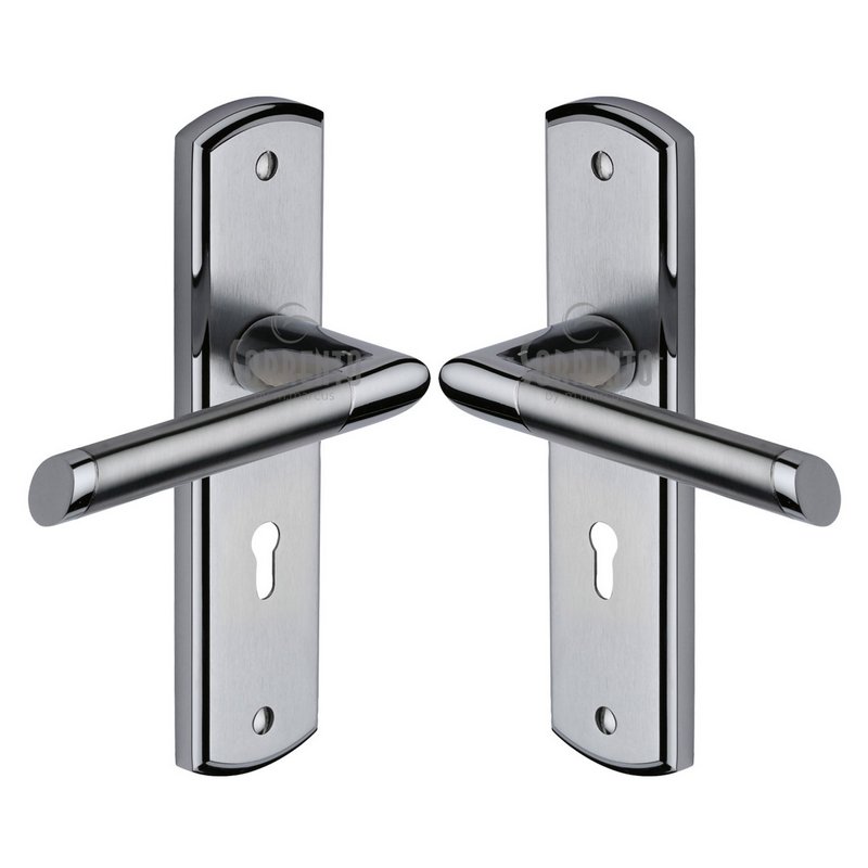 Mercury Door Handle on Plate - SC-3500-AP
