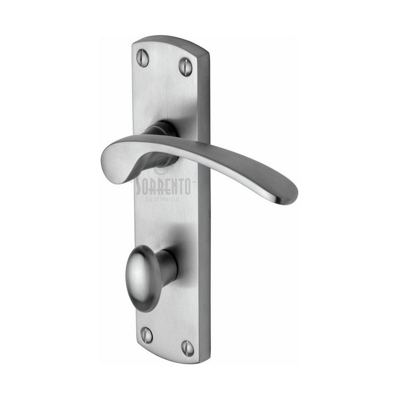Sorrento Luca Door Handle on Plate - SC-420-SC