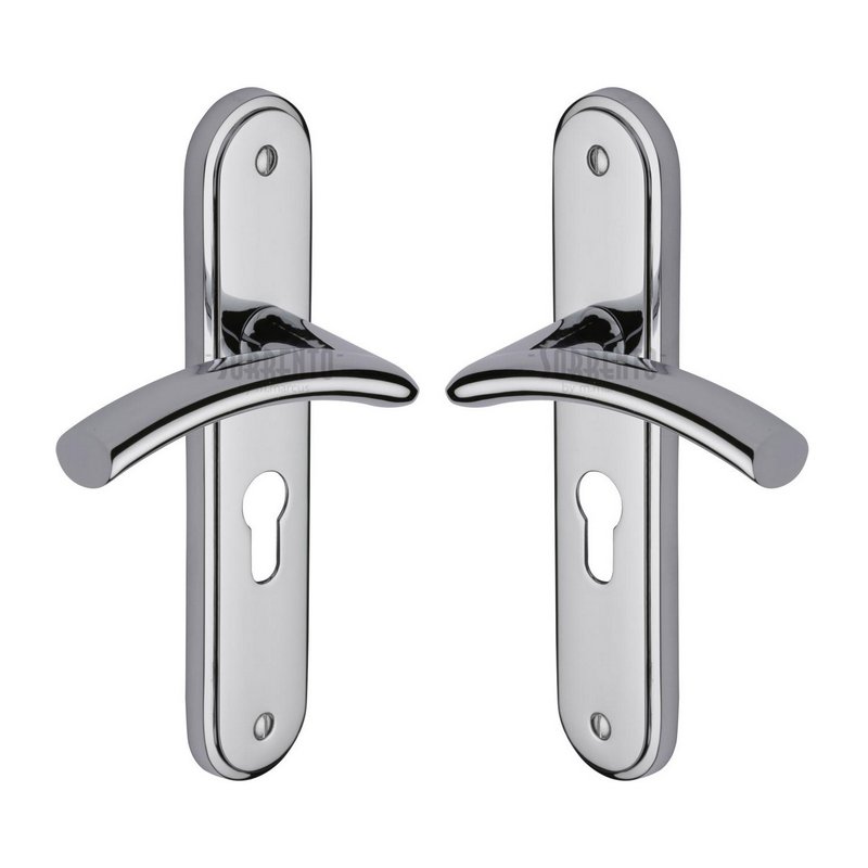 Tosca Door Handle on Plate - SC-4348-PC