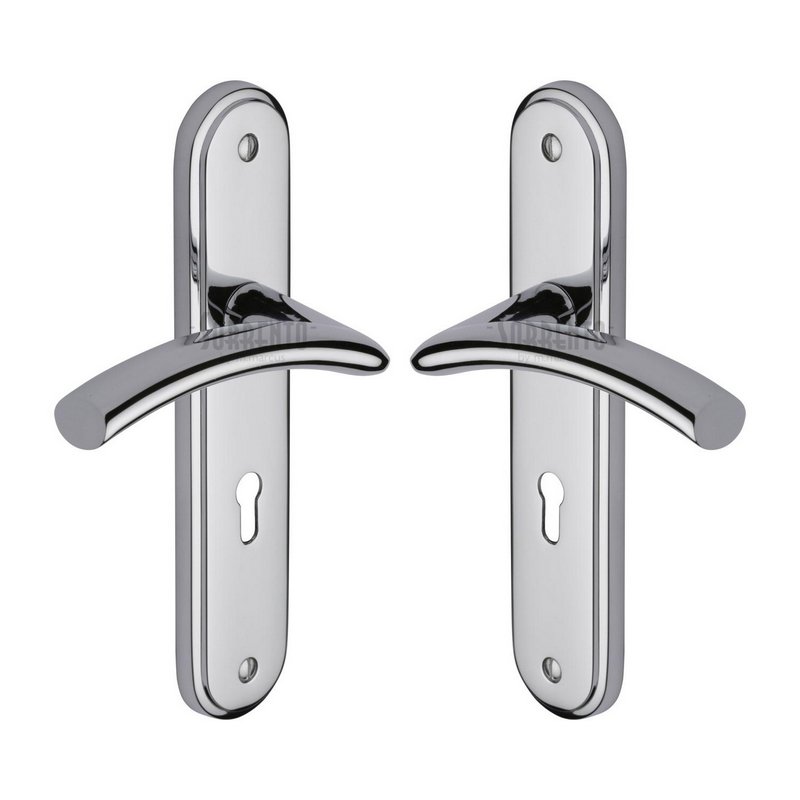 Tosca Door Handle on Plate - SC-4350-PC