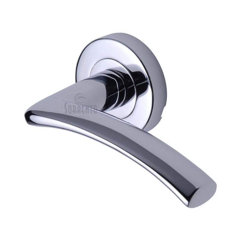 Tosca Door Handle on Round Rose - SC-4352-PC