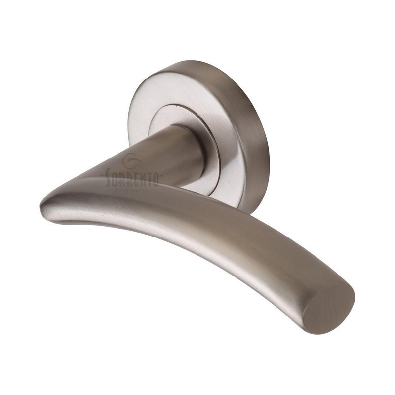 Tosca Door Handle on Round Rose - SC-4352-SN
