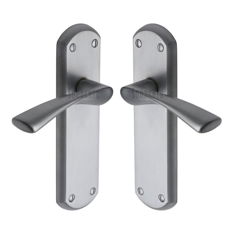 Atlanta Door Handle on Plate - SC-7610-SC