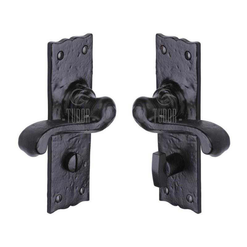 Tudor Shropshire Door Handle on Plate - TC120
