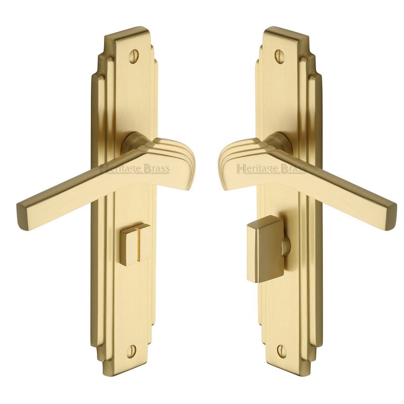 Tiffany Door Handle on Plate - TIF5230-SB