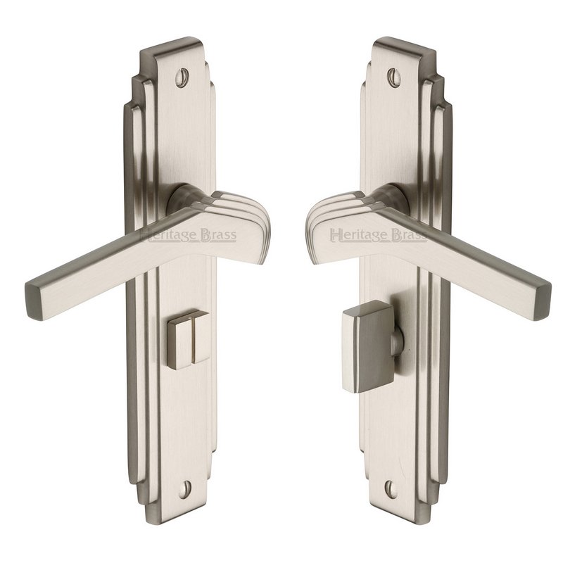 Tiffany Door Handle on Plate - TIF5230-SN
