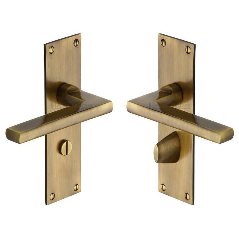 Trident Door Handle on Plate - TRI1330-AT