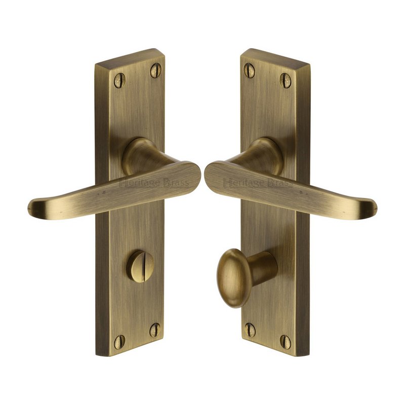Victoria Door Handle on Plate - V3930-AT