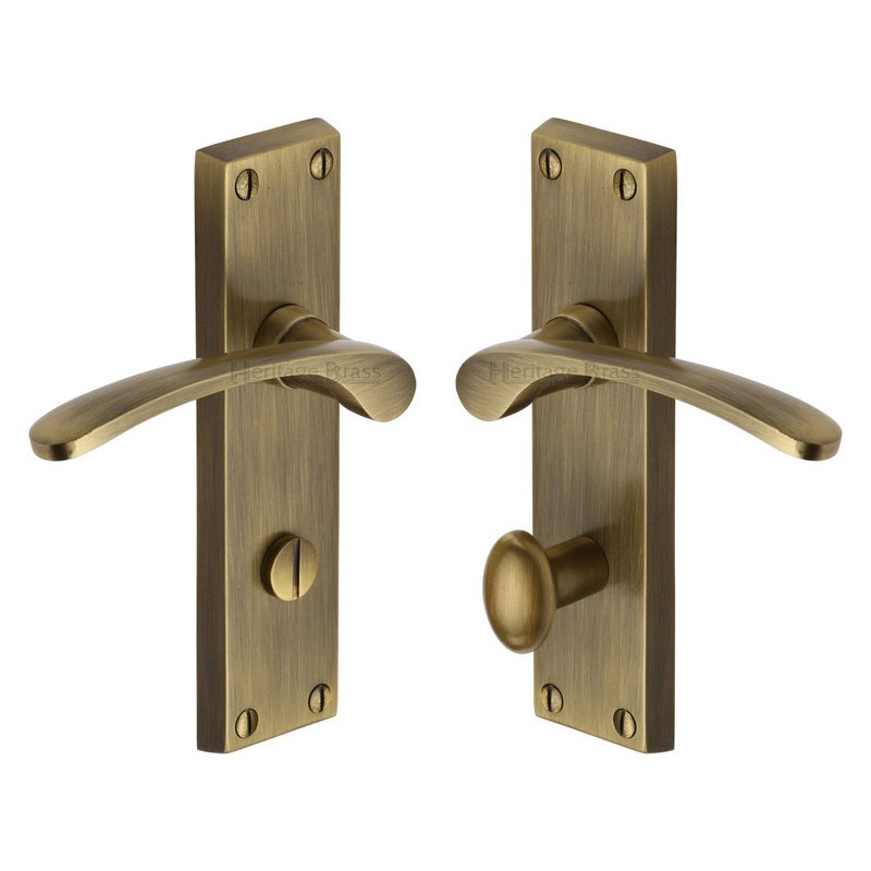 Sophia Door Handle on Plate - V4142-AT