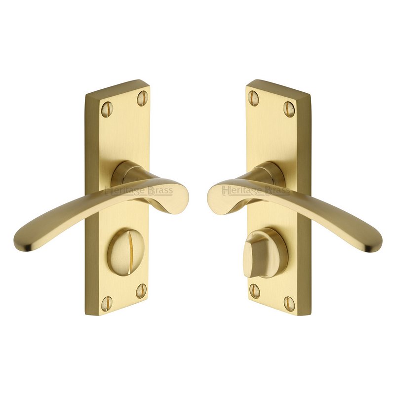 Sophia Short Door Handle on Plate - V4144-SB