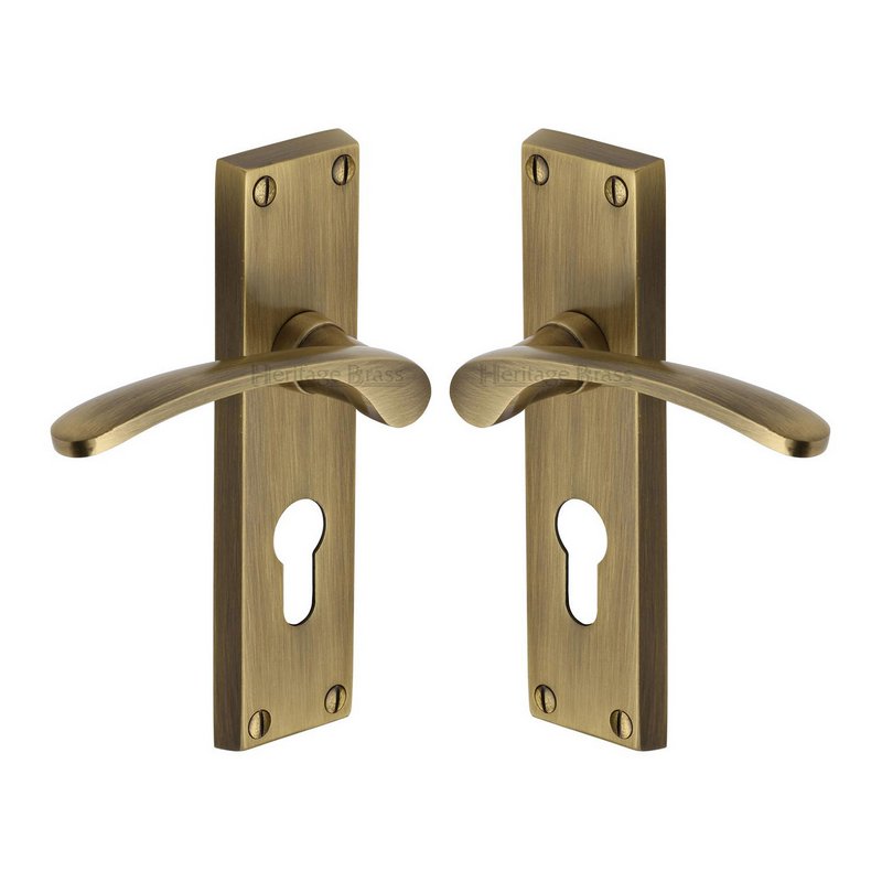 Sophia Door Handle on Plate - V4146.48-AT