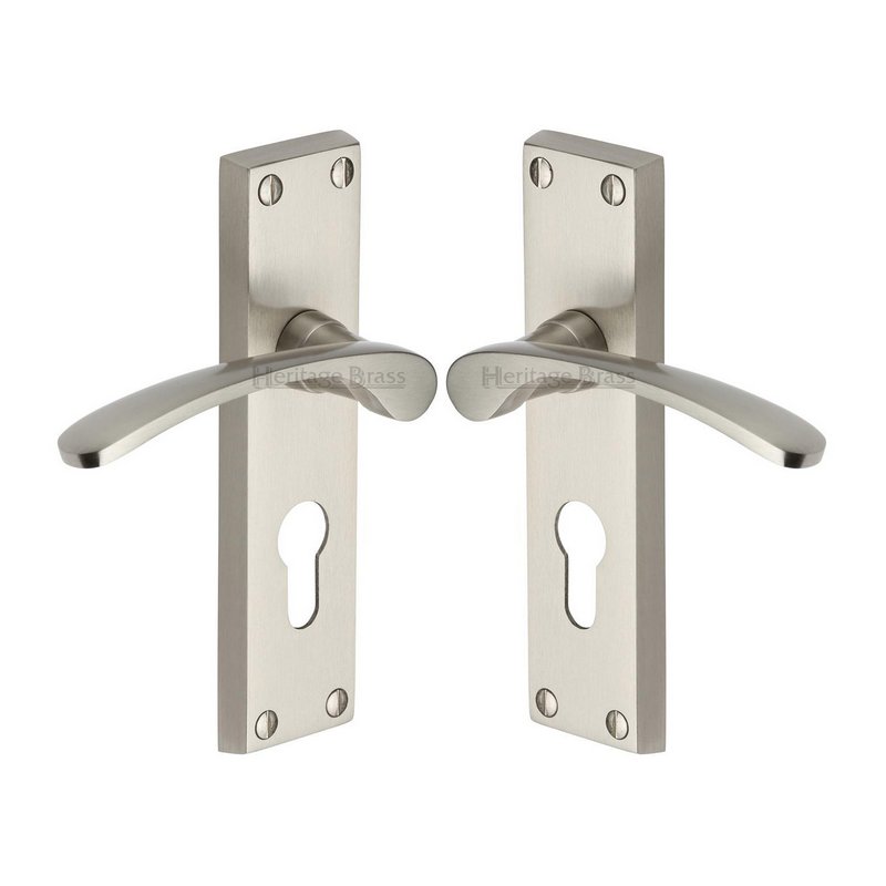 Sophia Door Handle on Plate - V4146.48-SN