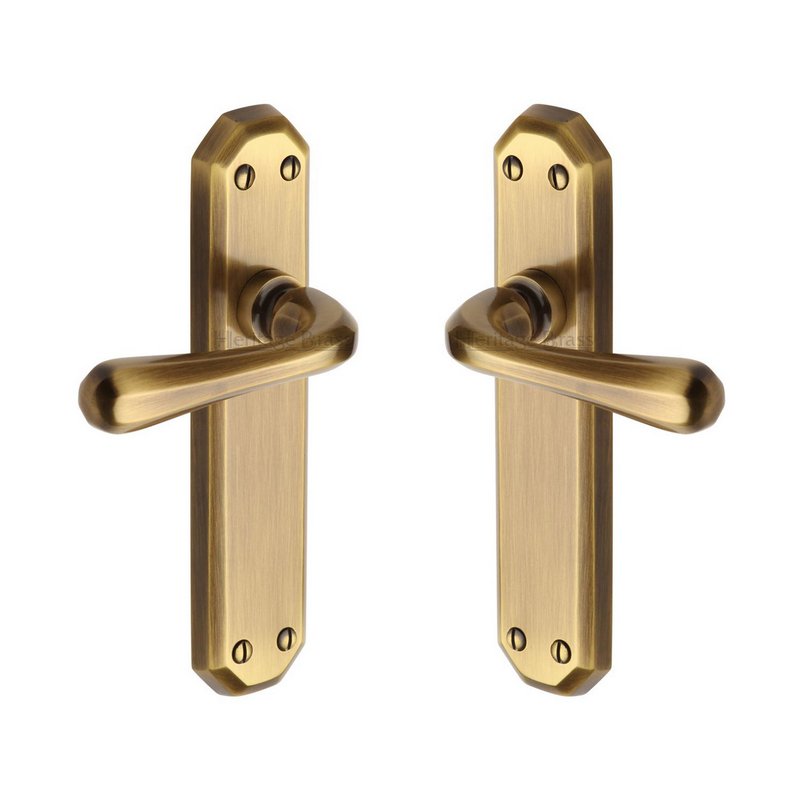Charlbury Door Handle on Plate - V7060-AT