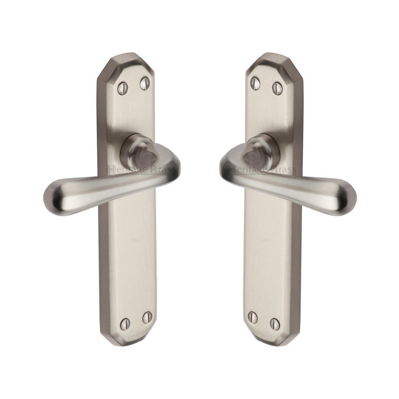 Charlbury Door Handle on Plate - V7060-SN