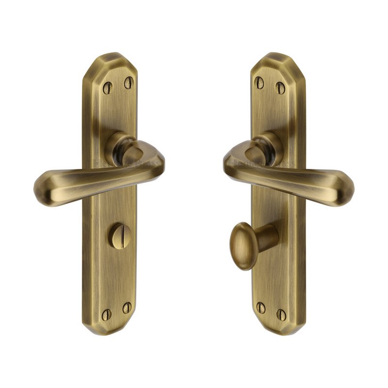 Charlbury Door Handle on Plate - V7070-AT
