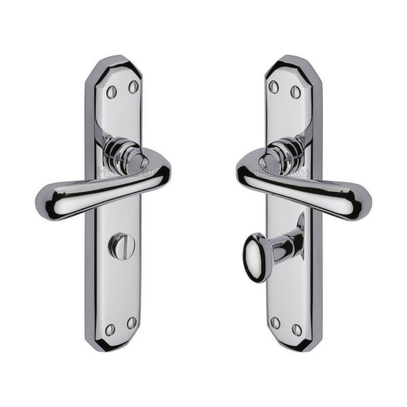 Charlbury Door Handle on Plate - V7070-PC