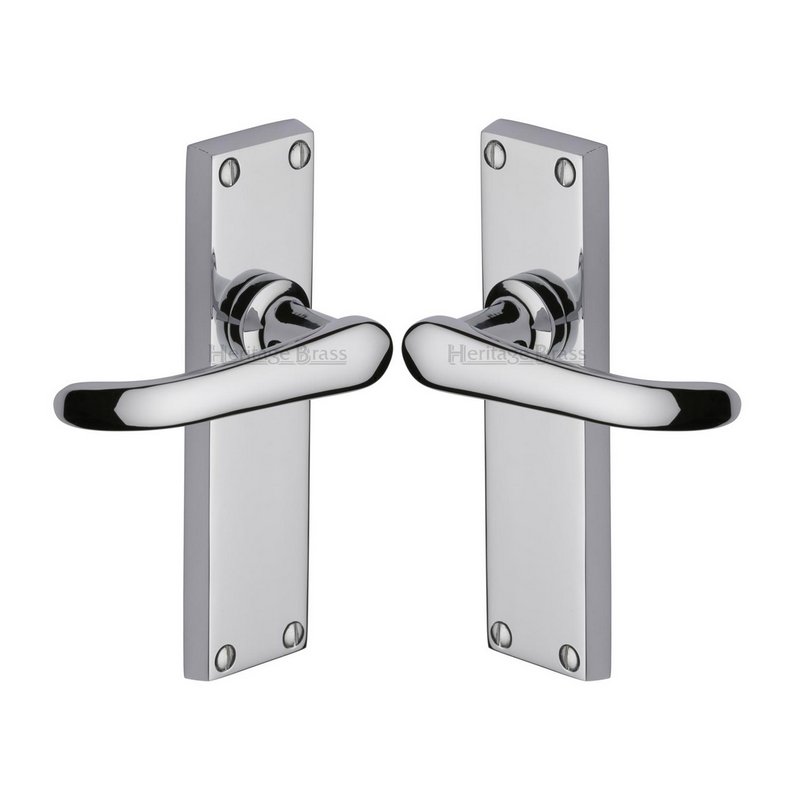 Windsor Door Handle on Plate - V713-PC