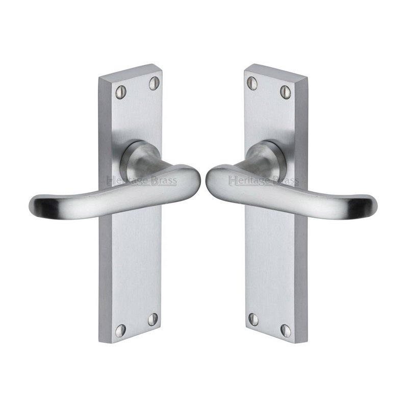 Windsor Door Handle on Plate - V713-SC