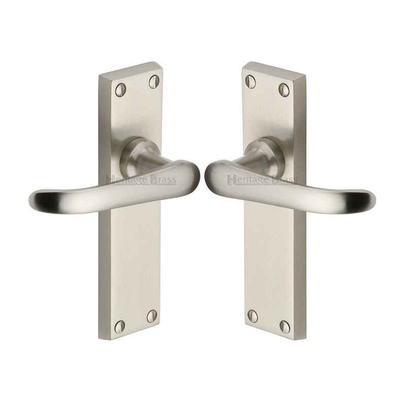 Windsor Door Handle on Plate - V713-SN