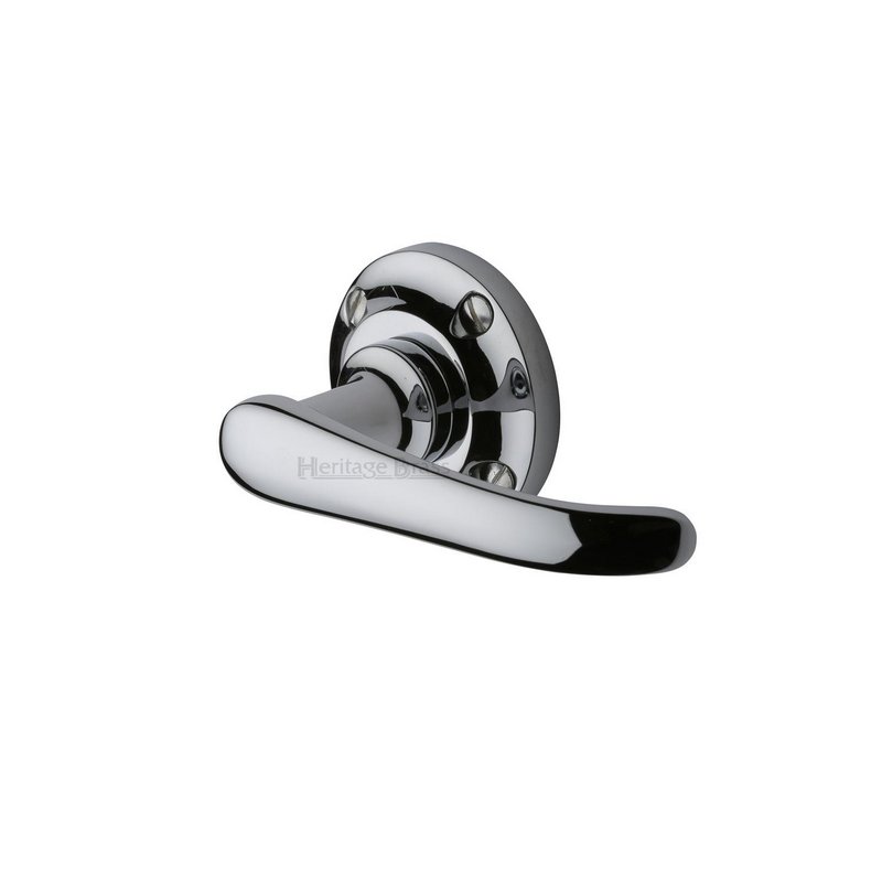 Windsor Door Handle on Round Rose - V720-PC