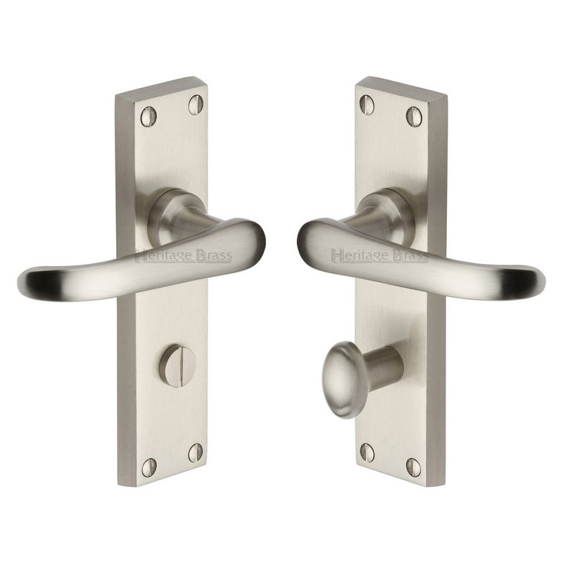 Windsor Door Handle on Plate - V730-SN