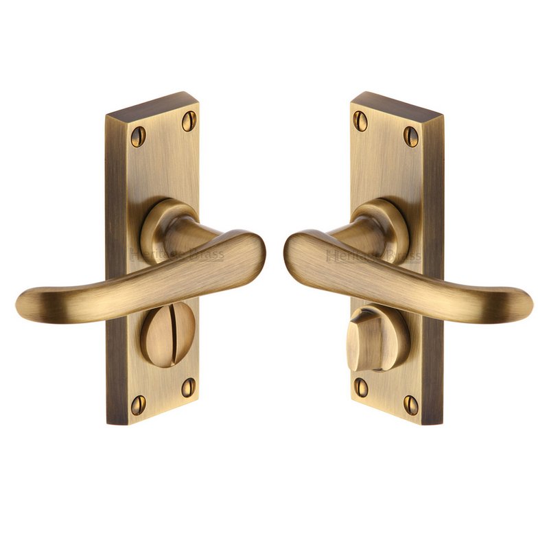 Windsor Short Door Handle on Plate - V735-AT