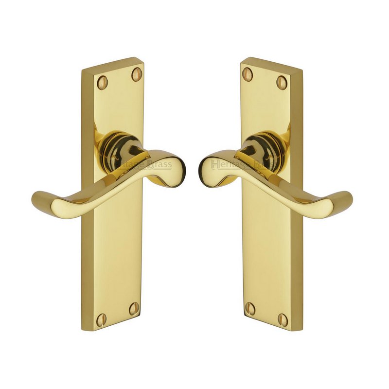 Bedford Door Handle on Plate - V803-PB
